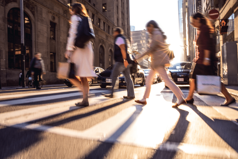 Hurt While Crossing the Street